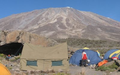 Kilimanjaro Rongai Route Kibo from 3rd cave
