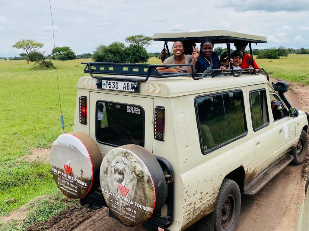 One Wesley and Ryan Tours Safari Vehicle